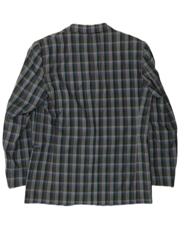 Vintage herre 2-knaps blazerjakke UK 38 Medium Grey Check