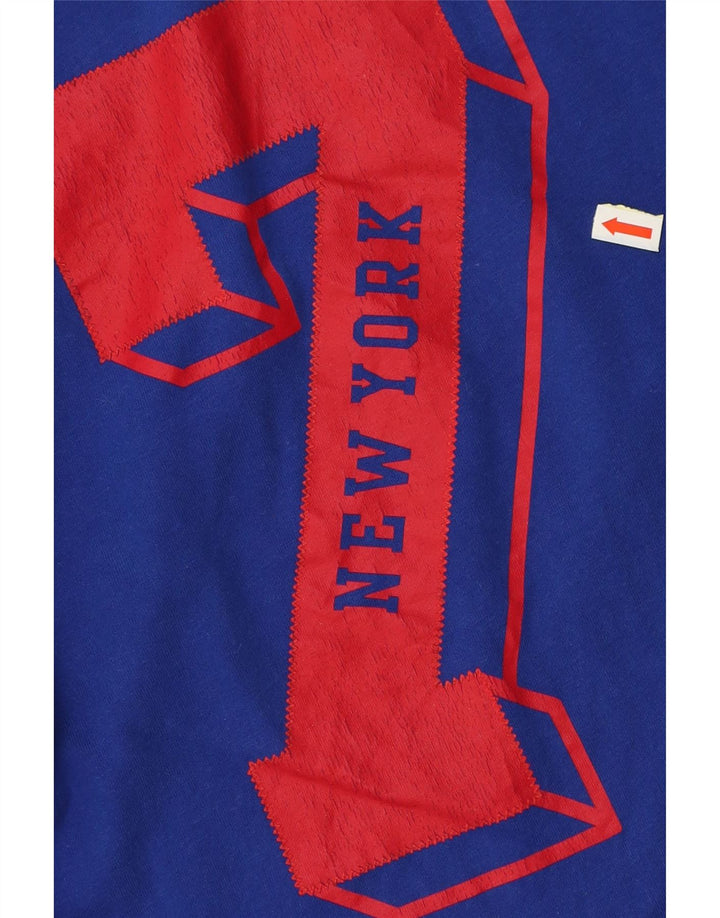 SUPERDRY Herre grafisk T-shirt Top Stor Blå