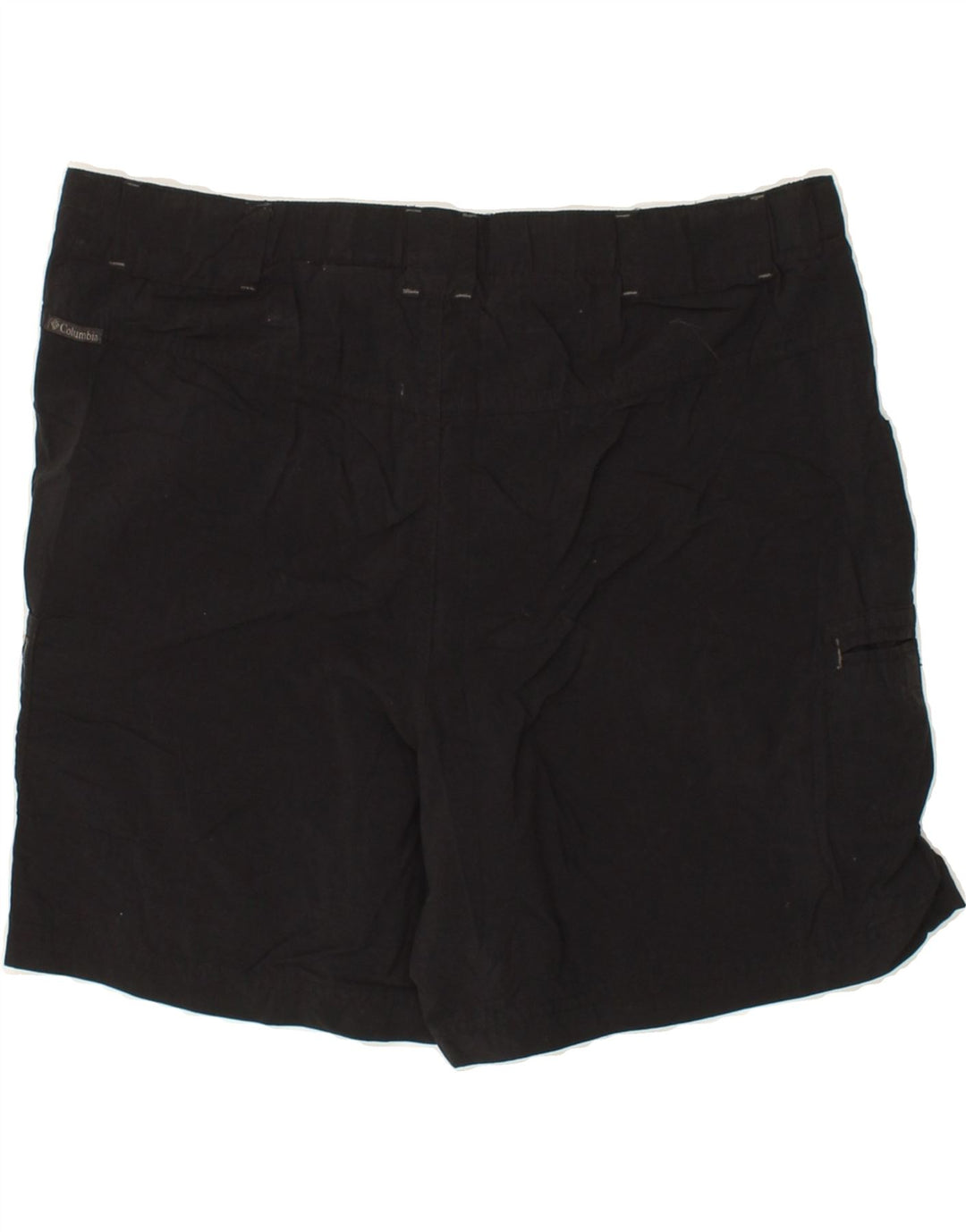 COLUMBIA Womens Cargo Shorts W34 Large Black Nylon Vintage Columbia and Second-Hand Columbia from Messina Hembry 
