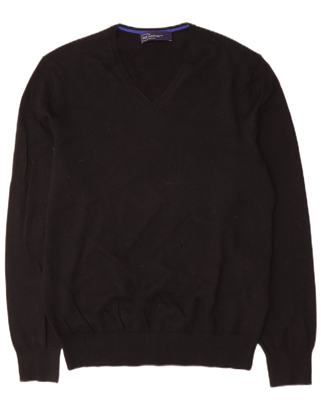Gap Herre V-hals sweater Medium Sort Merinould