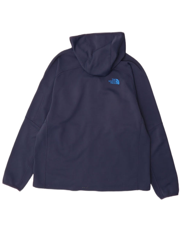 The North Face Træningsdragt med hætte til mænd, topjakke XL marineblå