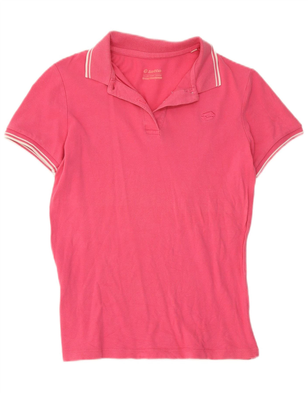 Lotto Dame Polo Shirt UK 14 Large Pink