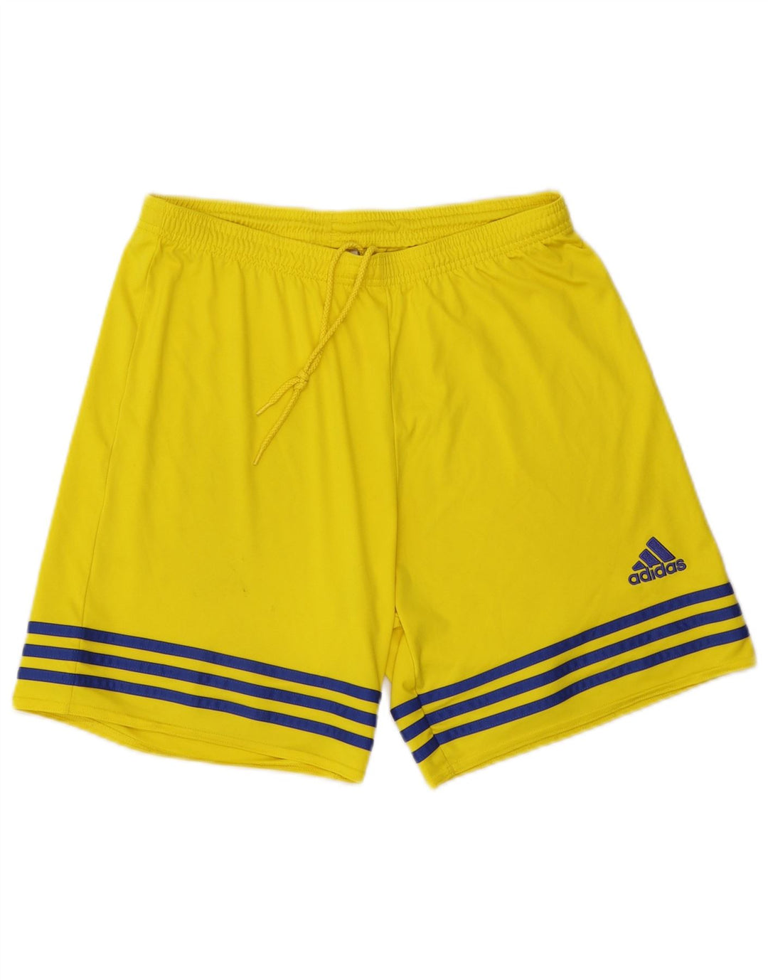 Adidas Herre Climalite Sportshorts store gule polyester