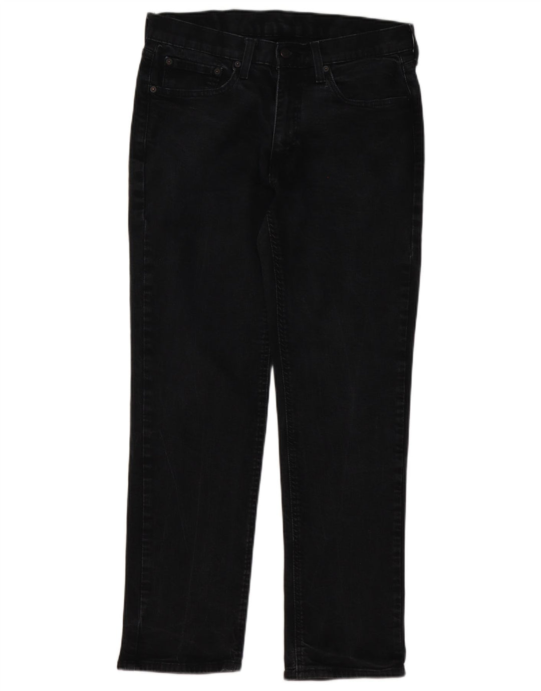 Levi's Herre 541 tilspidsede jeans W34 L32 sort bomuld