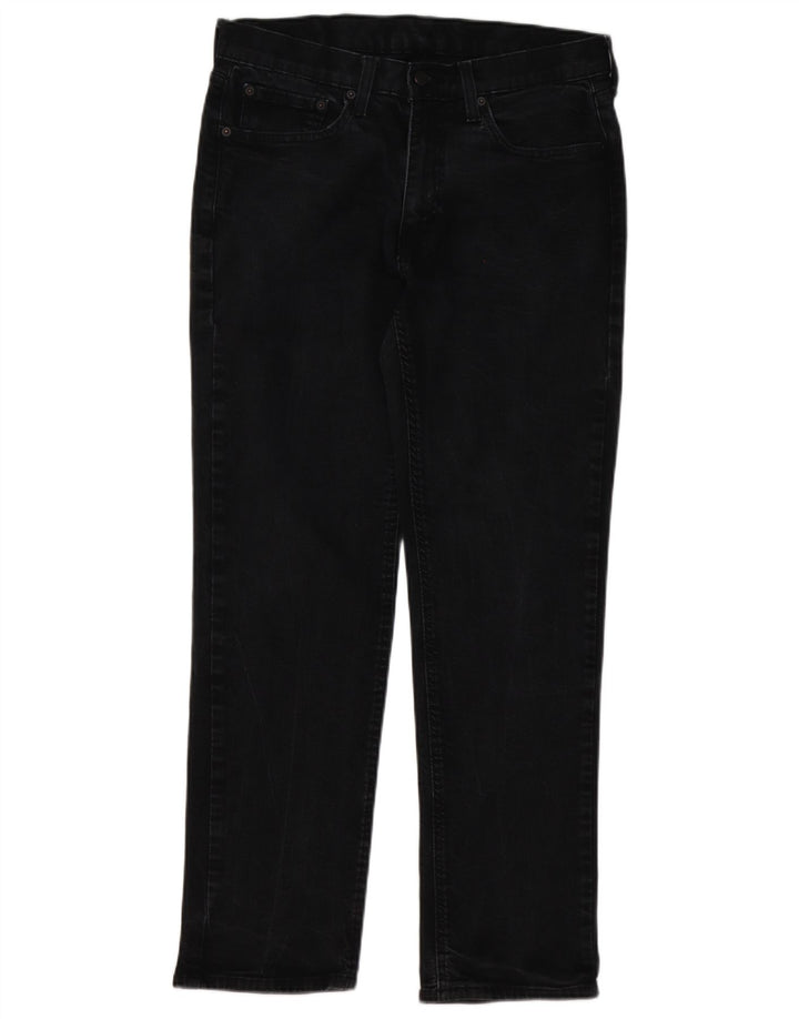 Levi's Herre 541 tilspidsede jeans W34 L32 sort bomuld