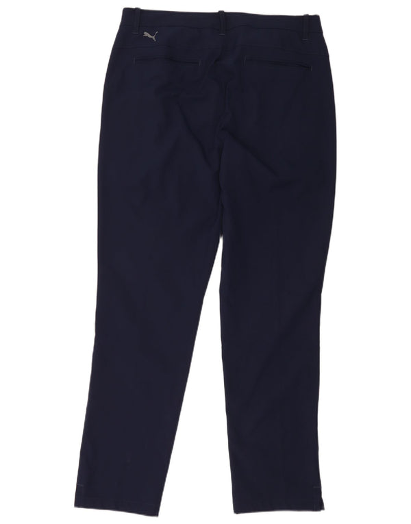 Puma Herre Slim Chino Bukser W34 L32 Marineblå Polyester