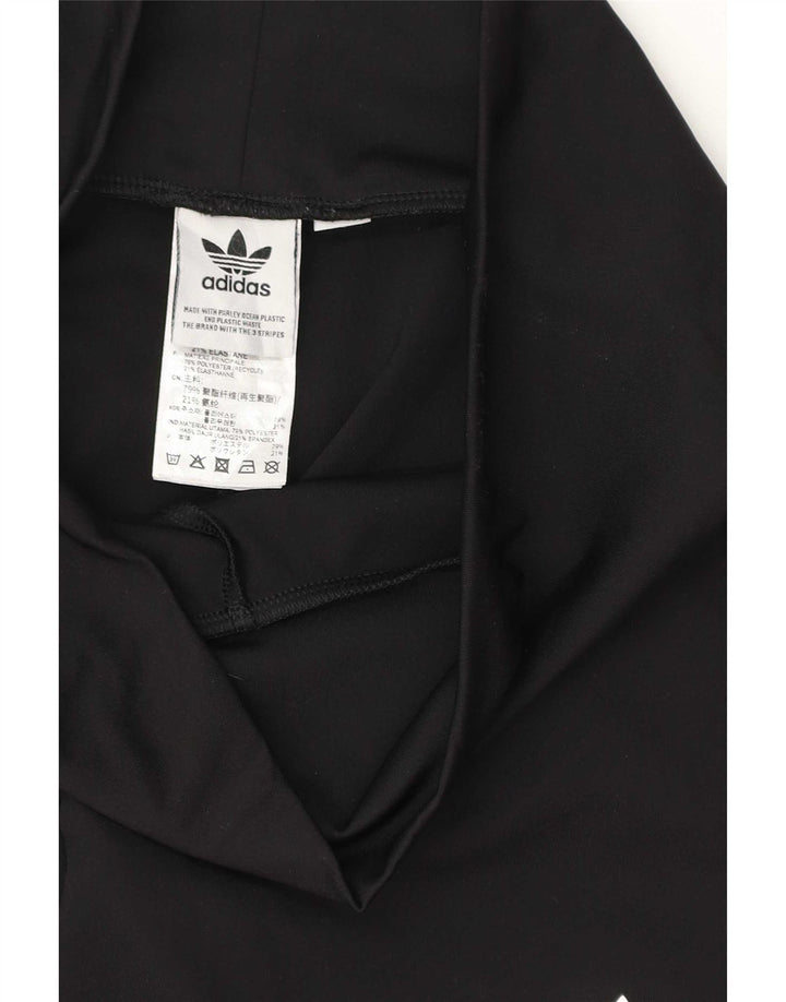 Adidas Dame Leggings UK 12 Medium Sort Polyester