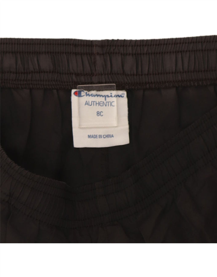Champion Womens Sports Shorts UK 8 Small Black Polyester