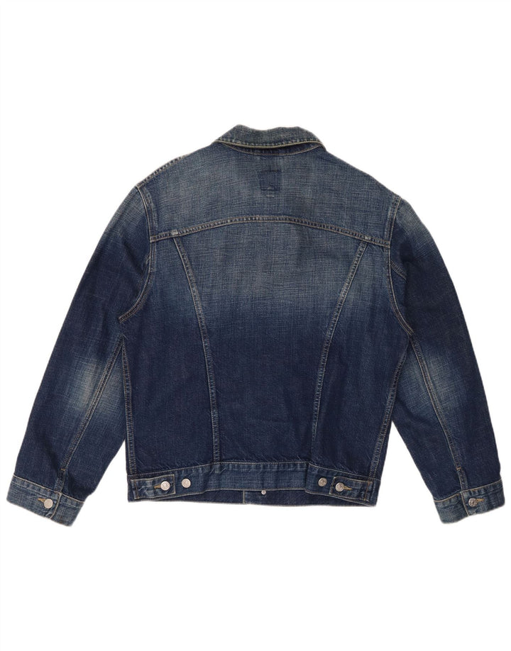 RIFLE Dame denimjakke UK 16 Large Blue Cotton