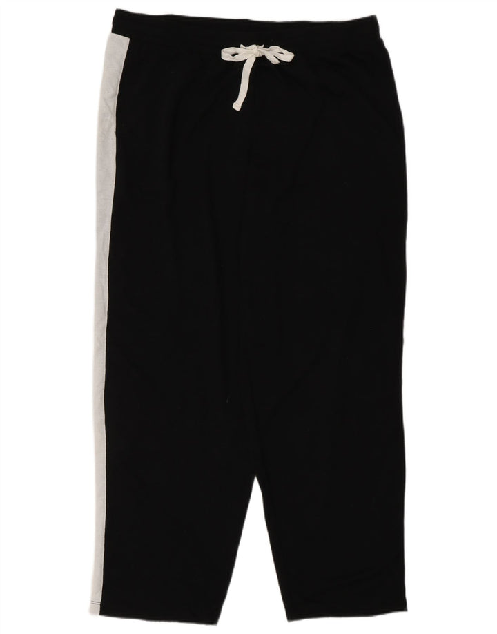 Nautica træningsdragt bukser til kvinder UK 14 Large Black Colourblock Polyester