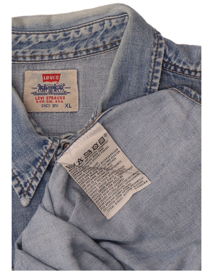 Levi's Herre Denim Shirt XL Blå Bomuld