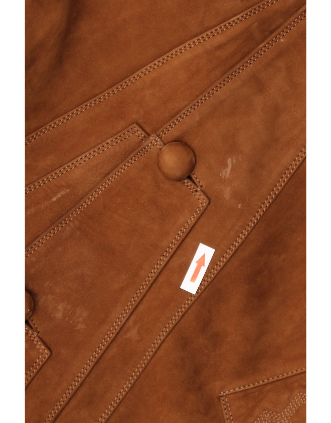 HEITORN ruskindsfrakke til kvinder EU 46 XL brunt læder