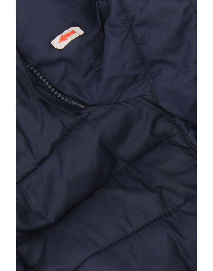 Superdry Polstret jakke til mænd UK 40 Stor marineblå nylon