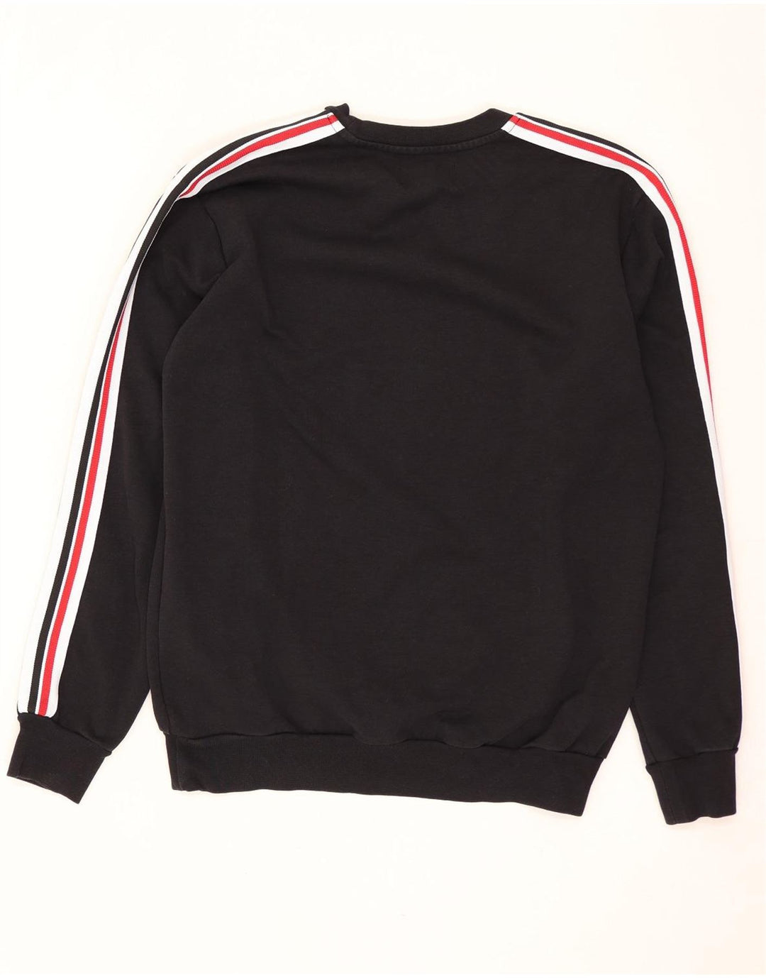 Zara Herre Sweatshirt Jumper Stor sort stribet bomuld