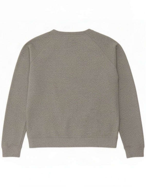 Jack Wills Dame Sweatshirt Jumper UK 10 Small Grey Cotton