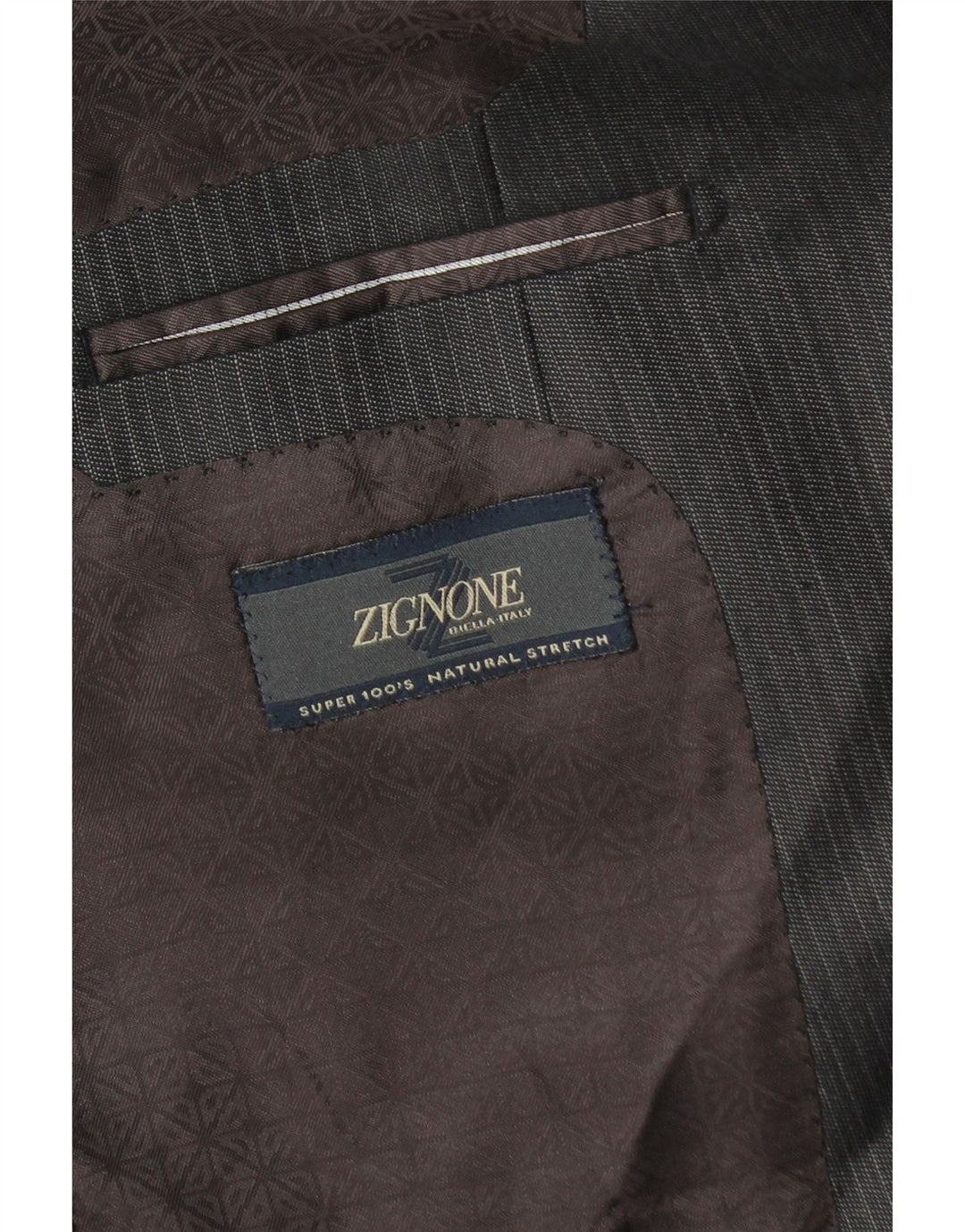 Zignone Herre 2 Button Blazer Jacket UK 38 Medium Grey