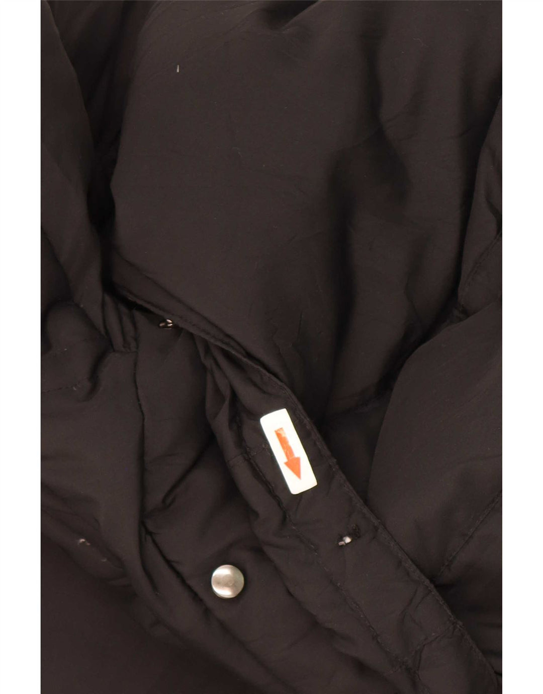 Fila Dame Hætte Polstret Frakke UK 12 Medium Sort Polyester