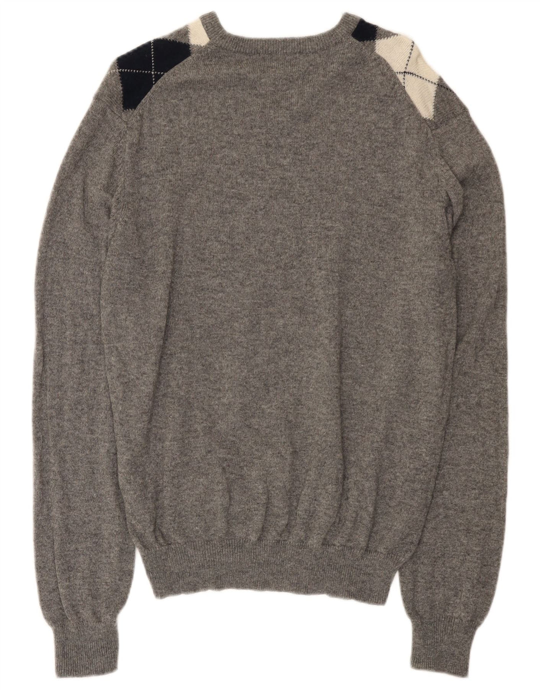 Marks & Spencer Herre Blue Harbor V-hals sweater mellemgrå