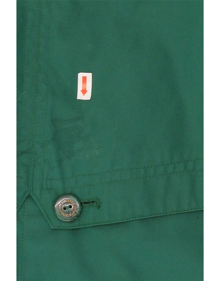 DAVID BARRY Womens Windbreaker Coat UK 18 XL Green Polyester Vintage David Barry and Second-Hand David Barry from Messina Hembry 