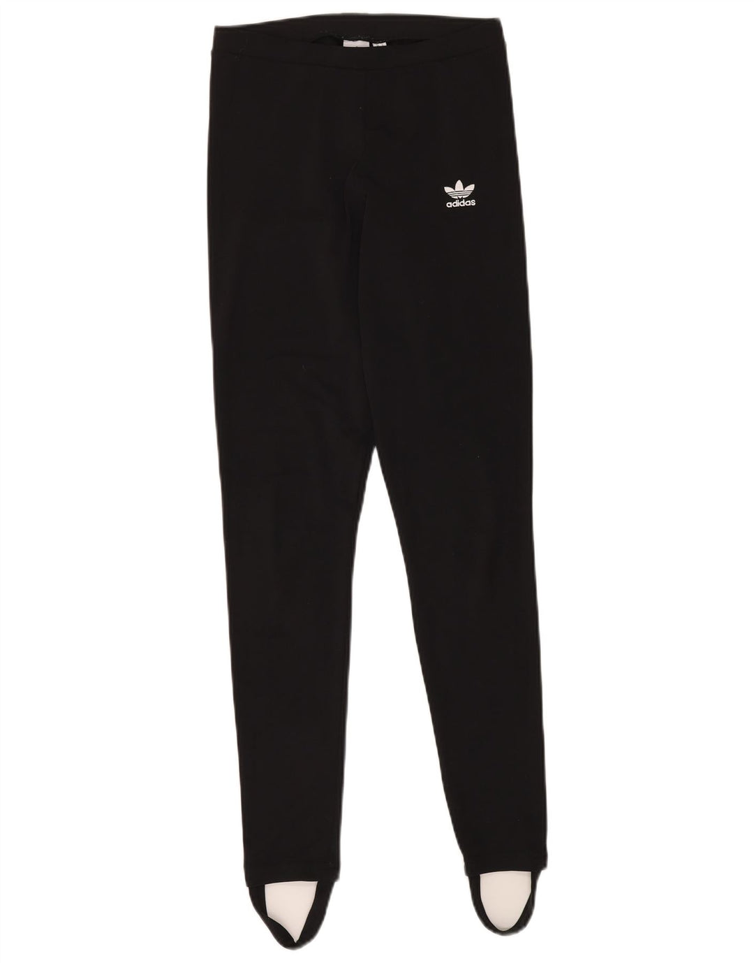 ADIDAS Dame Stigbøjle Leggings UK 10 Small Black Polyester