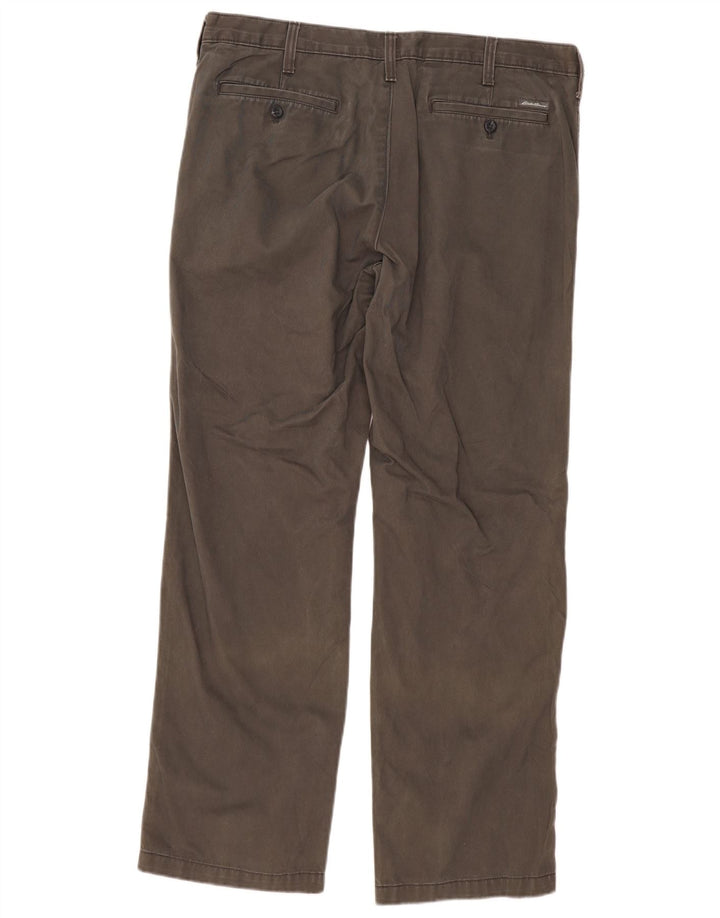 Eddie Bauer Herre Legend Lige Chinobukser W36 L32 Grå