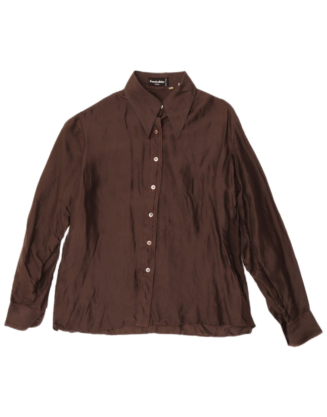 Franck Olivier Dameskjorte IT 44 Medium Brun