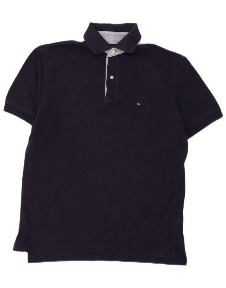 Tommy Hilfiger Herre poloshirt Lille marineblå bomuld