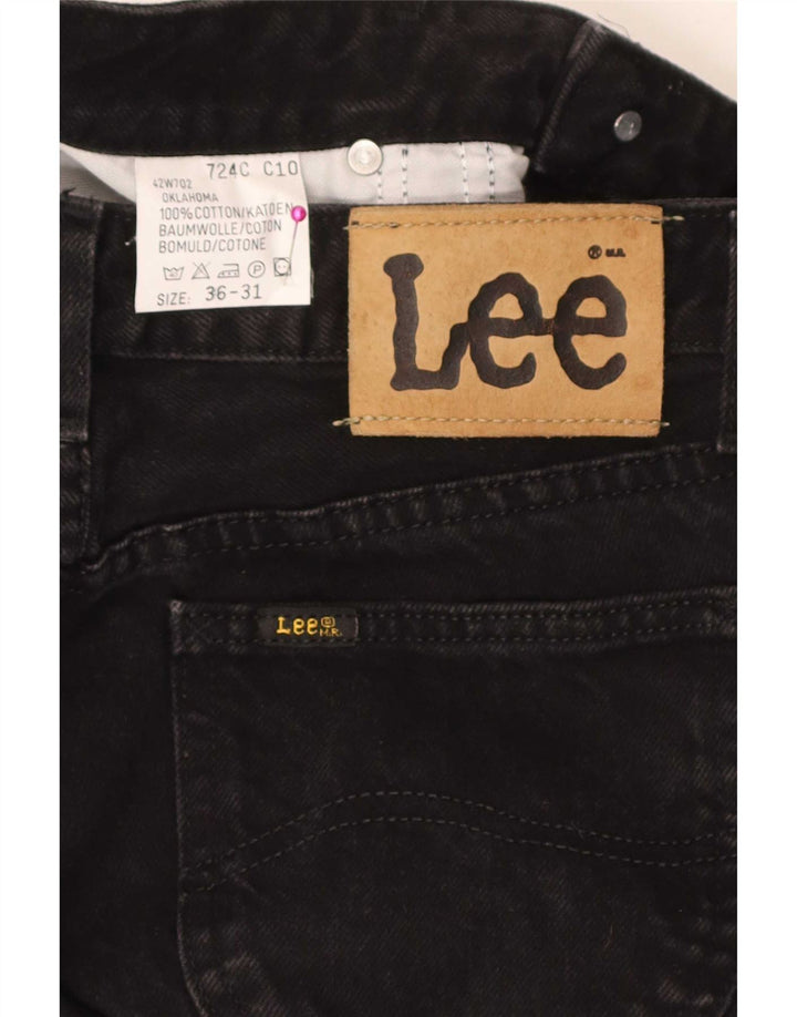 Lee Herre Oklahoma Tapered Jeans W36 L31 sort bomuld
