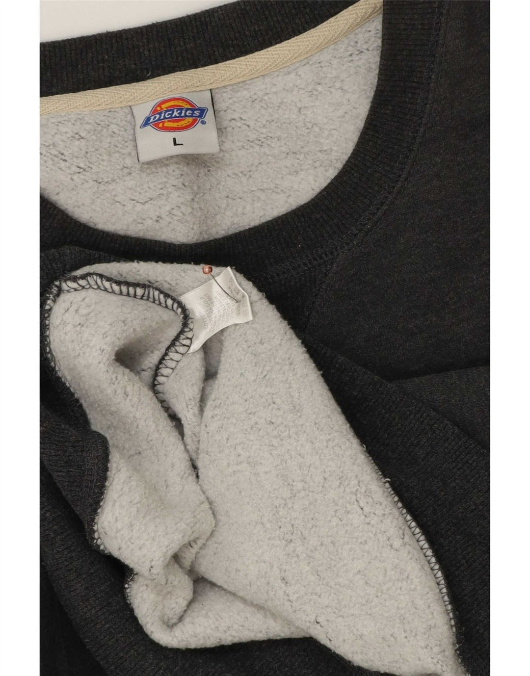 Dickies Herre Grafisk Sweatshirt Jumper Stor Grå Bomuld