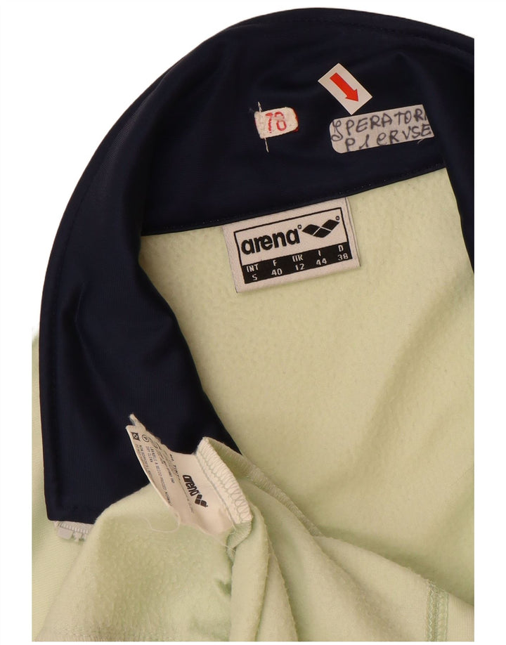 ARENA Womens Tracksuit Top Jacket UK 12 Medium Green Polyester