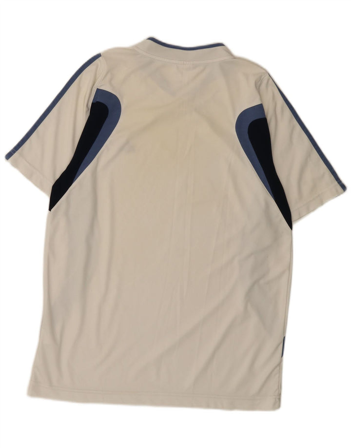Adidas Herre T-Shirt Top XL Hvid Colourblock Polyester