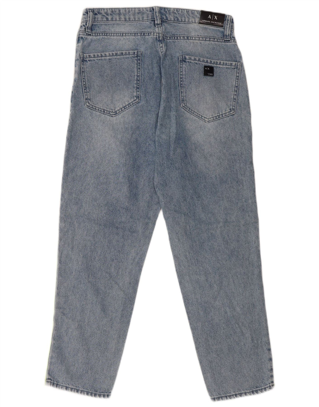 Armani Exchange Womens Boyfriend Cropped Jeans W27 L25 Blue
