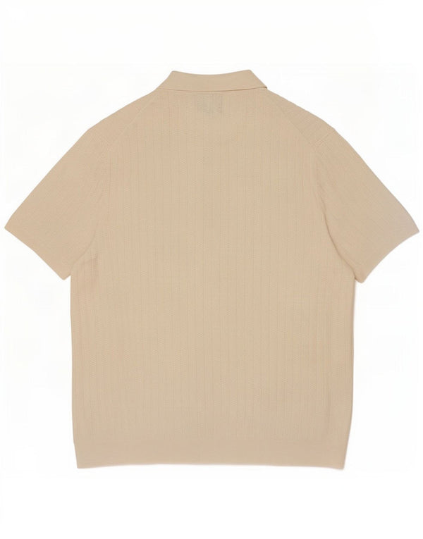 Marks & Spencer herre poloshirt XL hvid bomuld
