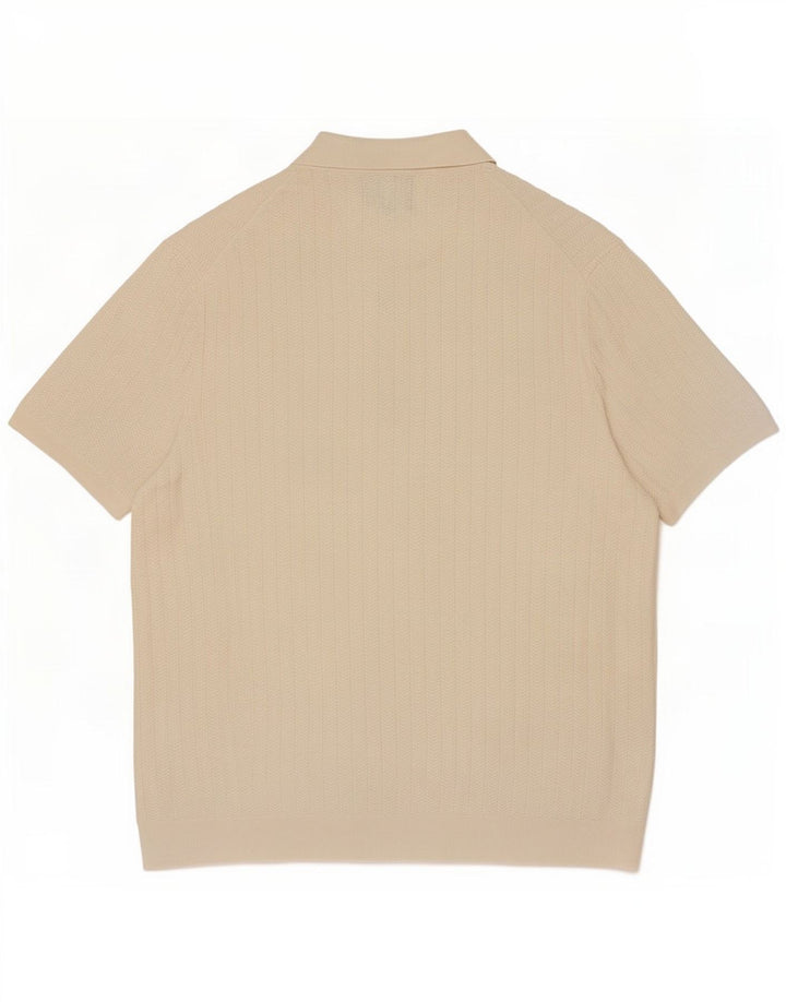 Marks & Spencer herre poloshirt XL hvid bomuld