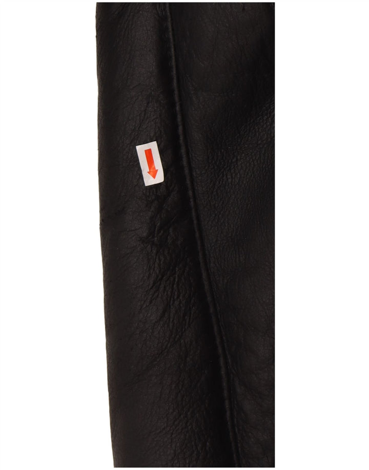 VINTAGE Dame Oversized Shearling Coat UK 16 Large Black