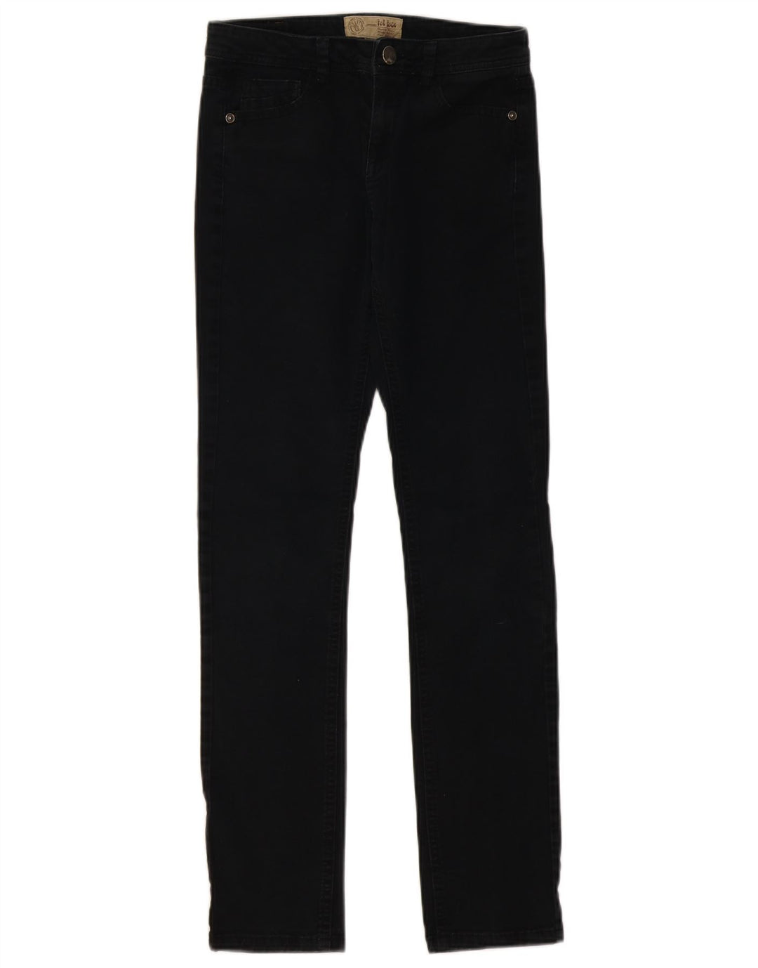FAT FACE Womens Slim Jeans UK 8 Small W26 L30  Black Cotton