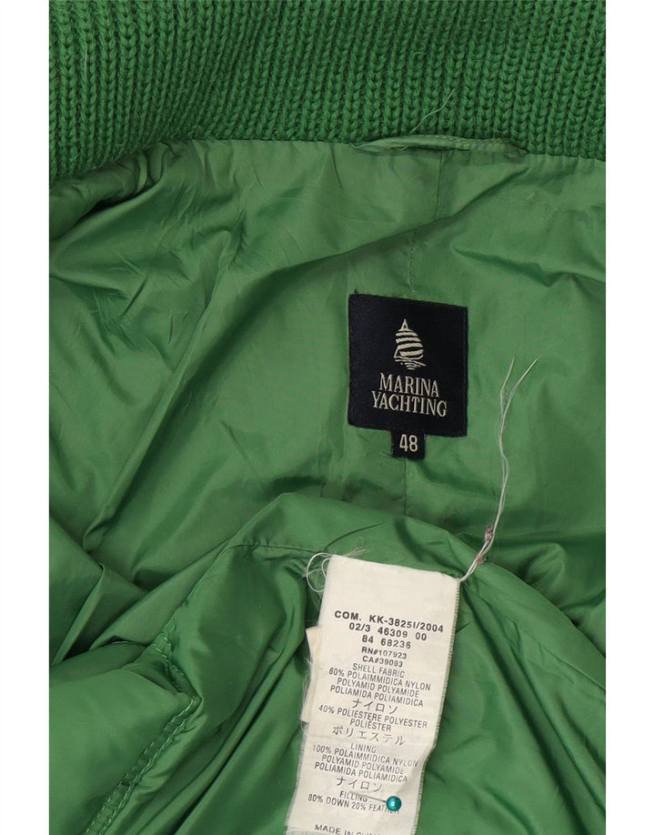 Marina Yachting Dame Polstret Jakke IT 48 XL Grøn Polyamid