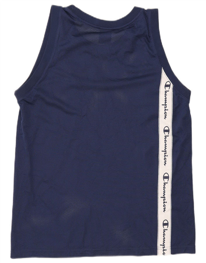 Champion Herretrøje Top Medium Navy Blue Colourblock
