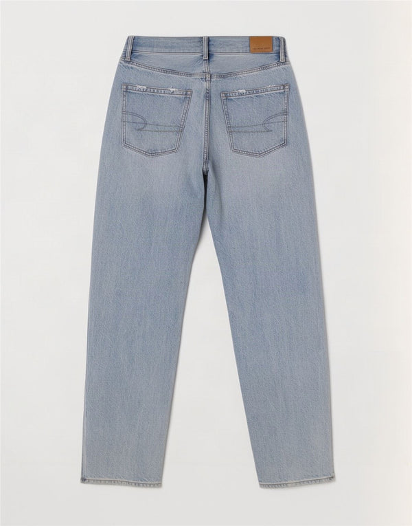 American Eagle Womens Tapered Jeans UK 8 Small W28 L30 Blue Cotton