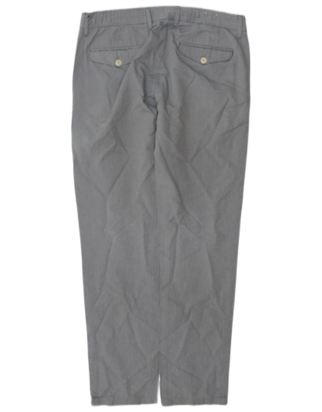 Zara Herre Slim Chino Bukser EU 42 Medium W32 L31 Grå Bomuld