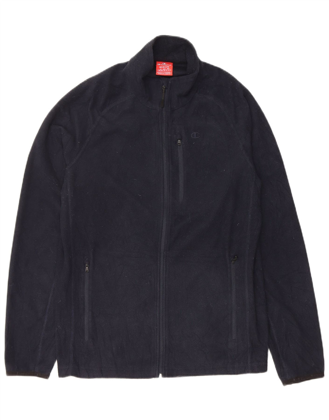 Champion Dame Fleecejakke UK 14 Medium Navy Blue Polyester