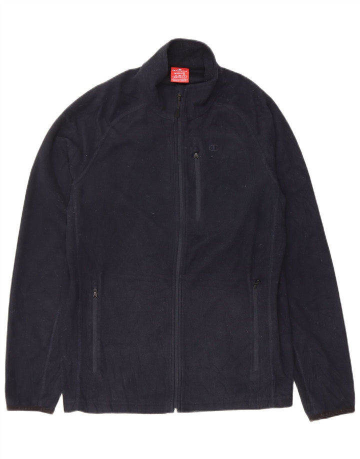 Champion Dame Fleecejakke UK 14 Medium Navy Blue Polyester
