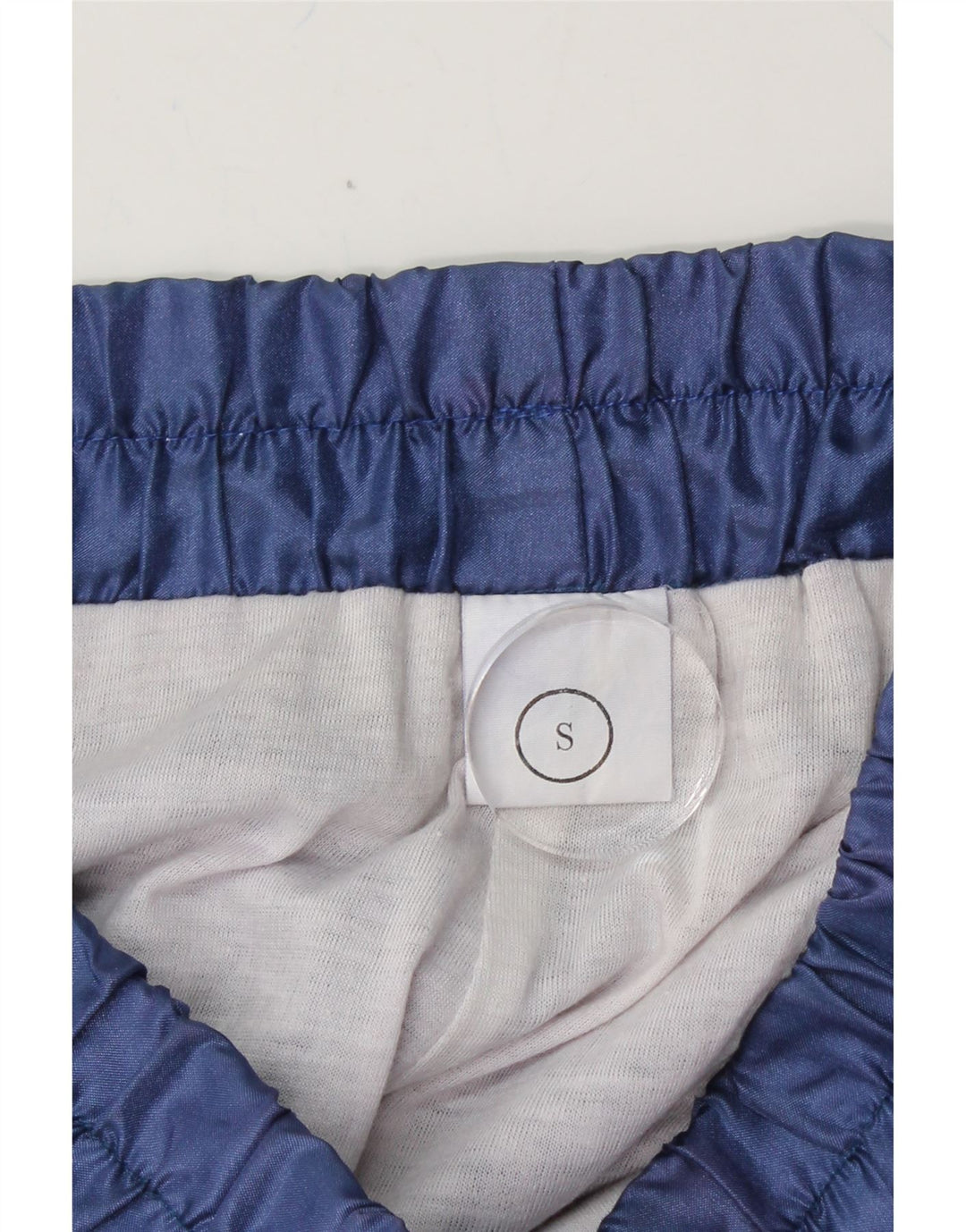 VINTAGE Mens Tracksuit Trousers Joggers Small  Navy Blue Colourblock Vintage Vintage and Second-Hand Vintage from Messina Hembry 