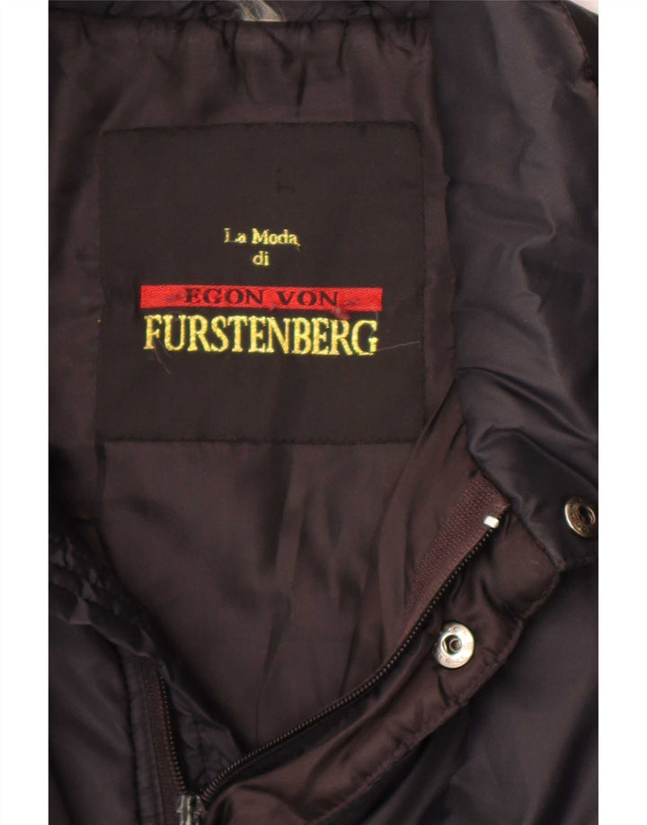 Egon Von Furstenberg Herre polstret jakke UK 40 Large Black