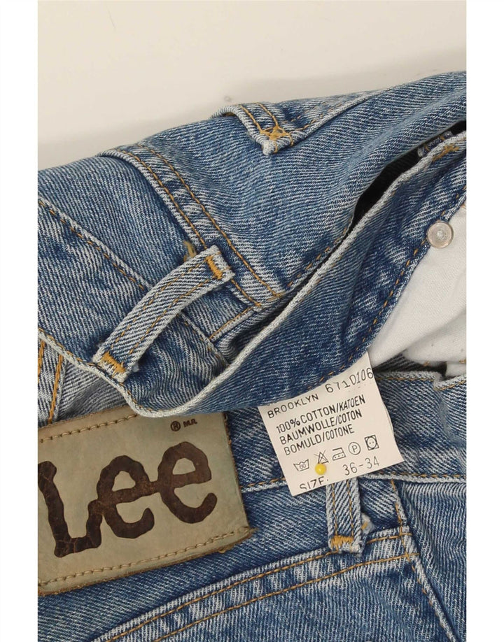 Lee Herre Brooklyn Denim Shorts Large W36 Blå Bomuld