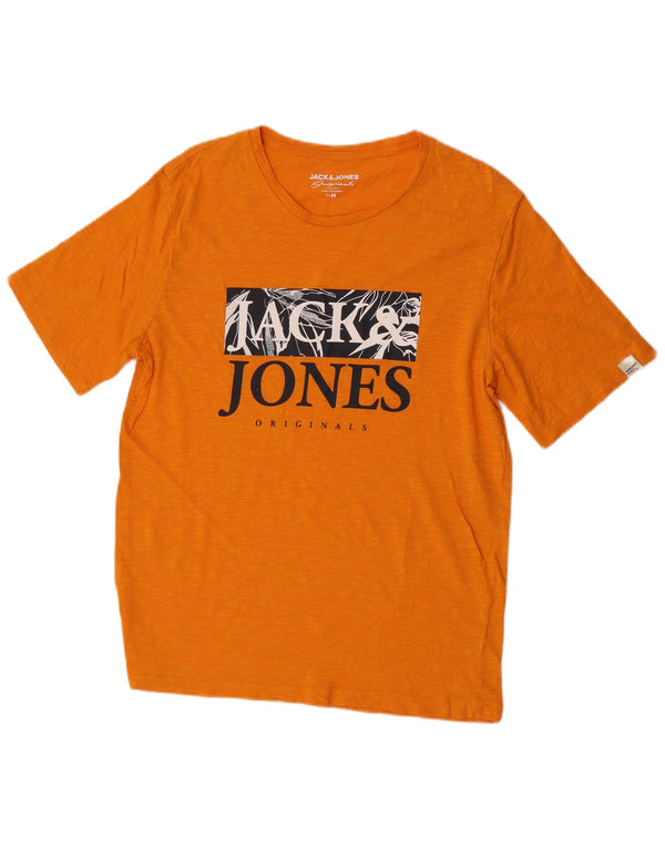 Jack & Jones Herre grafisk T-shirt Top Medium Orange