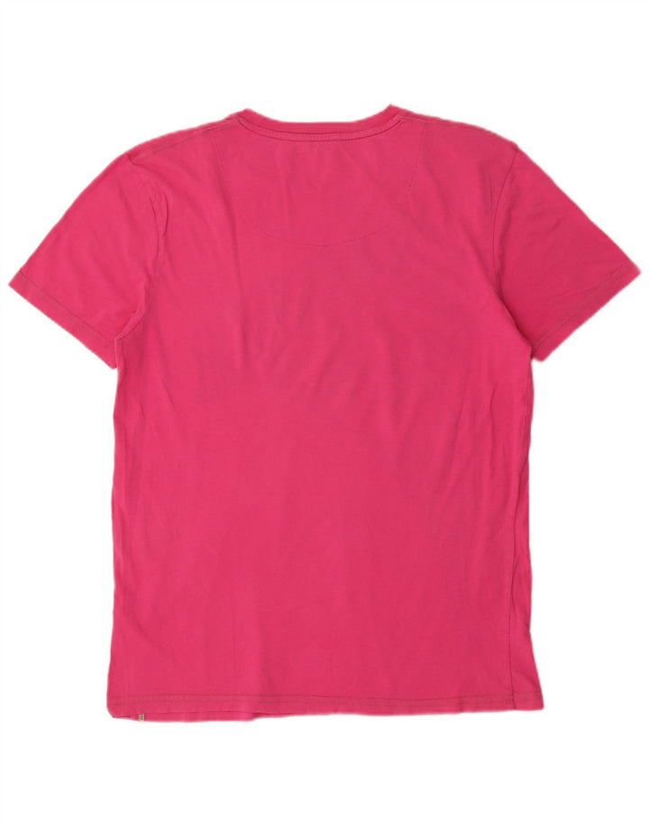 Ted Baker Grafisk T-shirt til kvinder i top størrelse 3 Medium Pink Blomsterbomuld