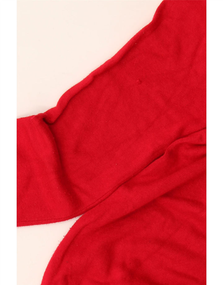 Zara Dame sweater med rund hals DK 10 Lille rød viskose