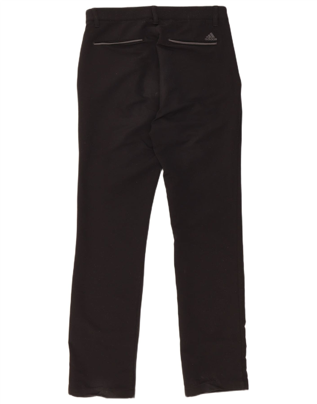 ADIDAS Straight Chino-bukser til mænd W30 L32 Sort polyester