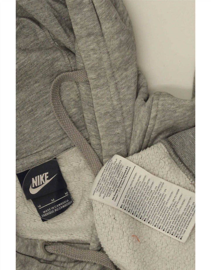 Nike grafisk hættetrøje til mænd mellemgrå flækket bomuld